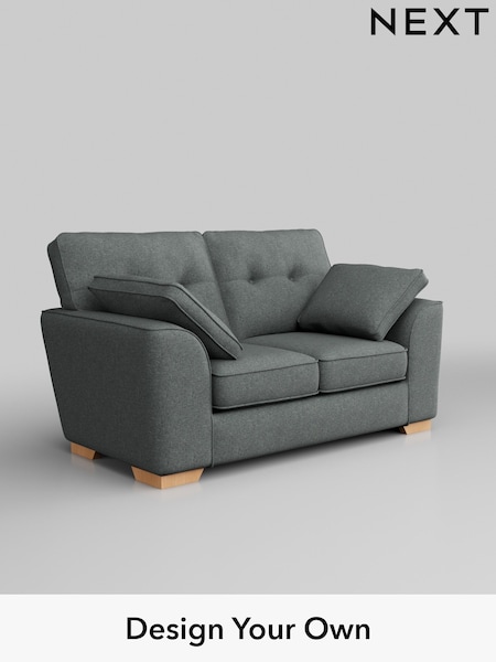 Chunky Weave/Mid Grey Stamford Buttoned Back (H34936) | £1,099