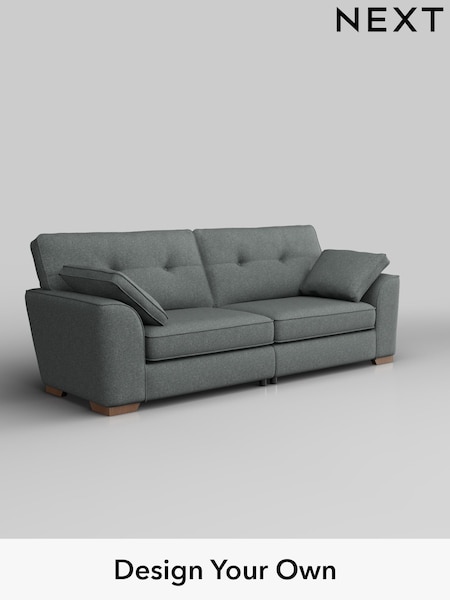 Chunky Weave/Mid Grey Stamford Buttoned Back (H34936) | £1,399