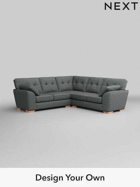 Chunky Weave/Mid Grey Stamford Buttoned Back (H34936) | £2,425