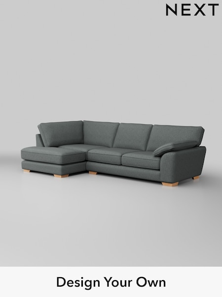 Chunky Weave/Mid Grey Stamford Grand Relaxed Sit (H34945) | £2,525