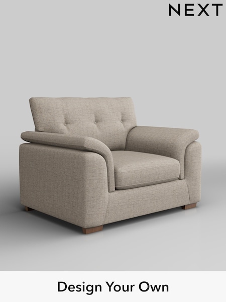 Chunky Weave/Mid Natural Hayden Buttoned Back (H34952) | £850