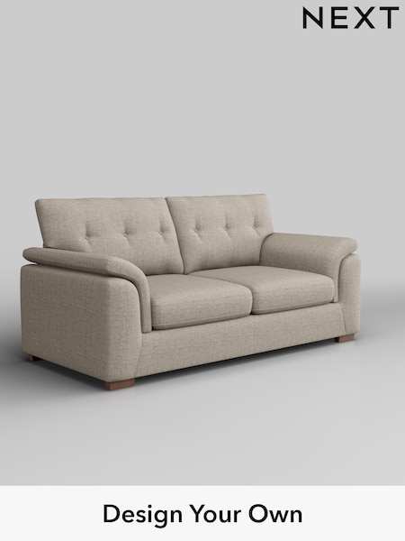 Chunky Weave/Mid Natural Hayden Buttoned Back (H34952) | £1,225