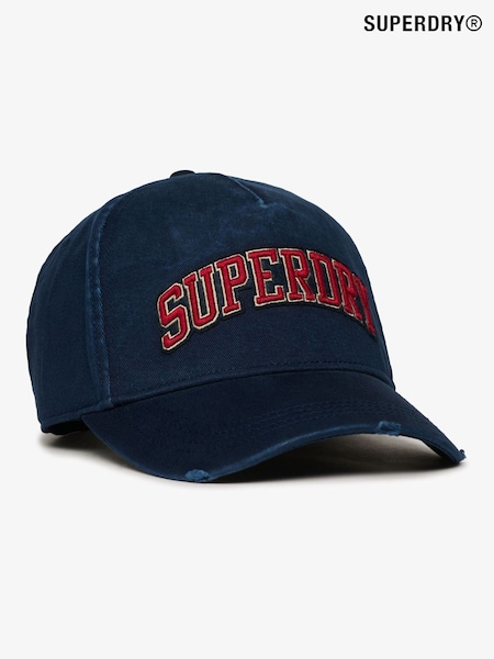 Superdry Blue Varsity Logo Trucker Cap (H34968) | £25
