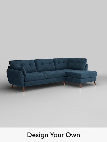 Cotswold Chenille/Dark Blue Wilson Buttoned Back (H34988) | £1,775