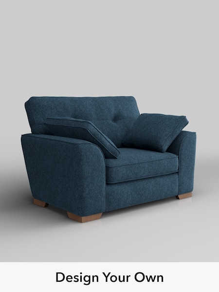 Cotswold Chenille/Dark Blue Stamford Buttoned Back (H34990) | £899
