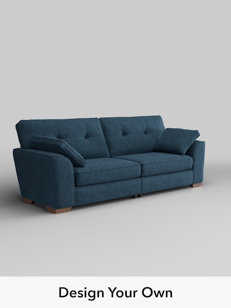 Cotswold Chenille/Dark Blue Stamford Buttoned Back (H34990) | £1,399