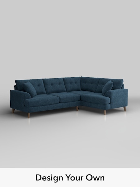 Cotswold Chenille/Dark Blue Parker Buttoned Back (H34997) | £2,375