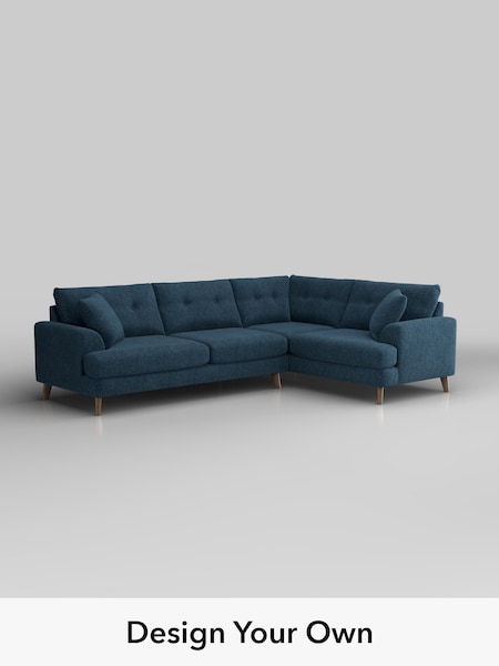 Cotswold Chenille/Dark Blue Parker Buttoned Back (H34997) | £2,475