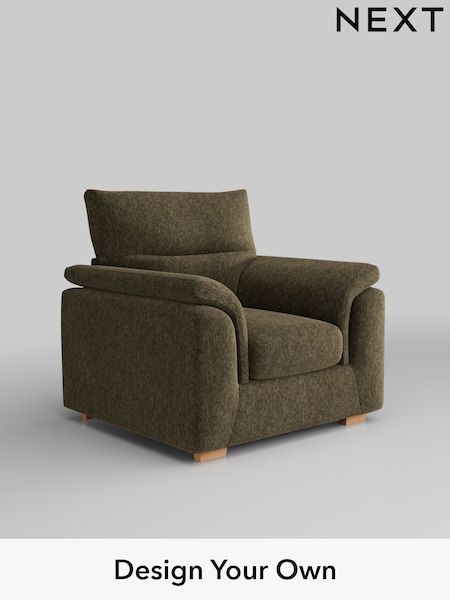 Cotswold Chenille/Dark Green Hayden Highback (H35008) | £750