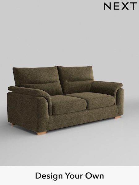 Cotswold Chenille/Dark Green Hayden Highback (H35008) | £1,225