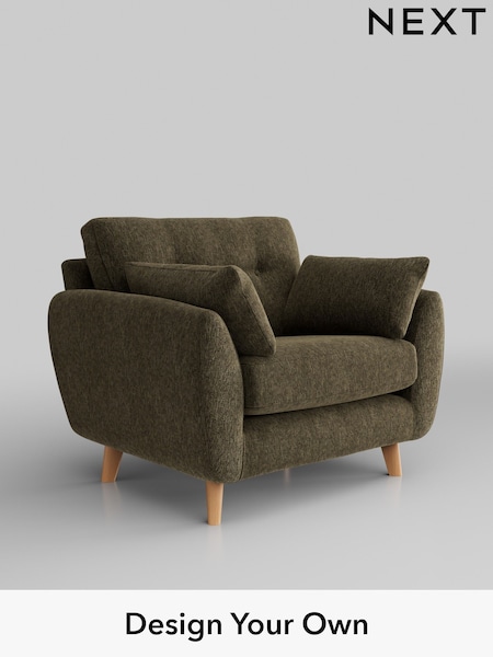 Cotswold Chenille/Dark Green Wilson Buttoned Back (H35025) | £699