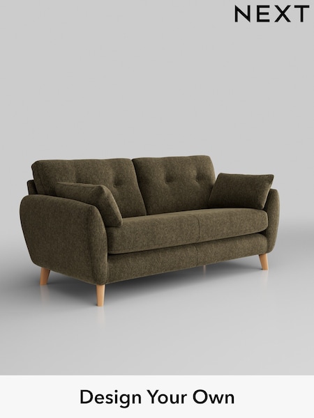 Cotswold Chenille/Dark Green Wilson Buttoned Back (H35025) | £1,050