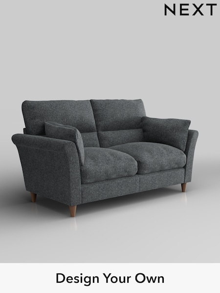 Cotswold Chenille/Dark Grey Hartley Highback Relaxed Sit (H35040) | £1,225