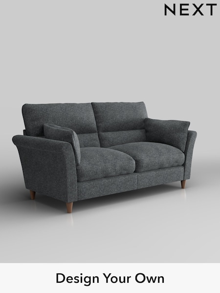 Cotswold Chenille/Dark Grey Hartley Highback Relaxed Sit (H35040) | £1,325