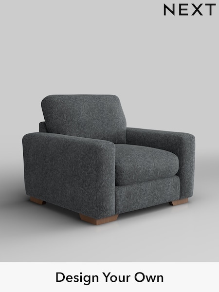 Cotswold Chenille/Dark Grey Houghton Deep Relaxed Sit (H35044) | £925