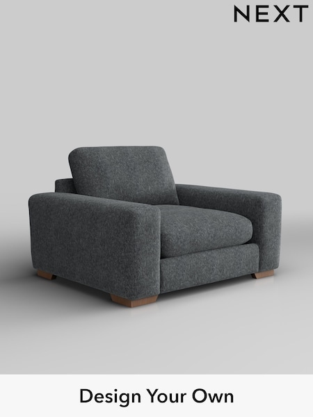 Cotswold Chenille/Dark Grey Houghton Deep Relaxed Sit (H35044) | £1,025