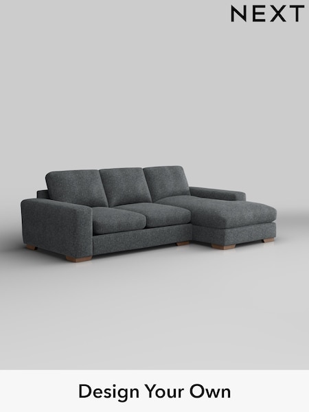 Cotswold Chenille/Dark Grey Houghton Deep Relaxed Sit (H35044) | £2,125