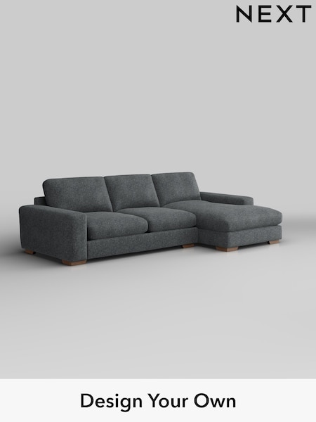 Cotswold Chenille/Dark Grey Houghton Deep Relaxed Sit (H35044) | £2,325