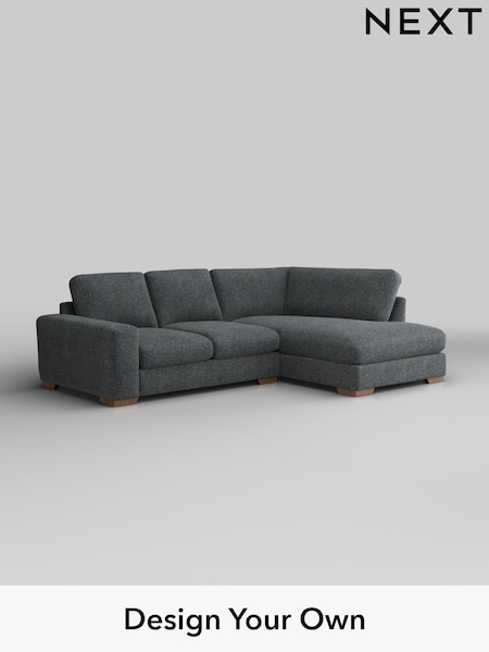 Cotswold Chenille/Dark Grey Houghton Deep Relaxed Sit (H35044) | £2,150