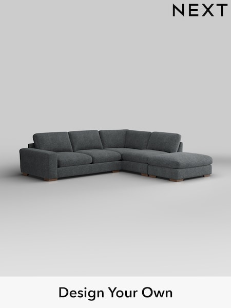 Cotswold Chenille/Dark Grey Houghton Deep Relaxed Sit (H35044) | £2,675