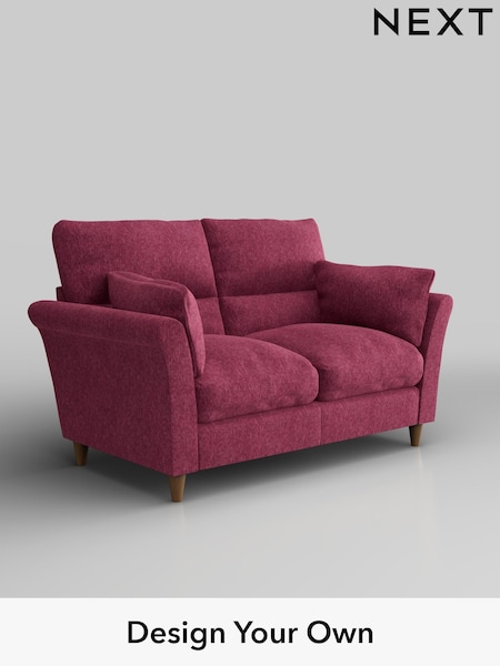Cotswold Chenille/Dark Raspberry Pink Hartley Highback Relaxed Sit (H35048) | £1,125