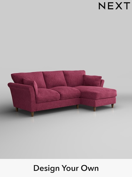 Cotswold Chenille/Dark Raspberry Pink Hartley Relaxed Sit (H35049) | £1,899