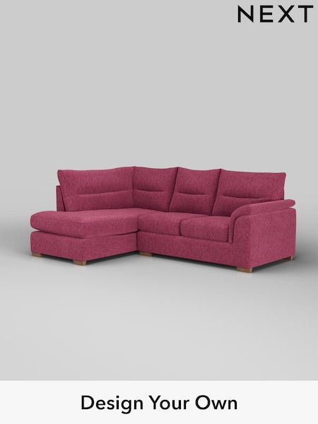 Cotswold Chenille/Dark Raspberry Pink Hayden Highback (H35052) | £1,825