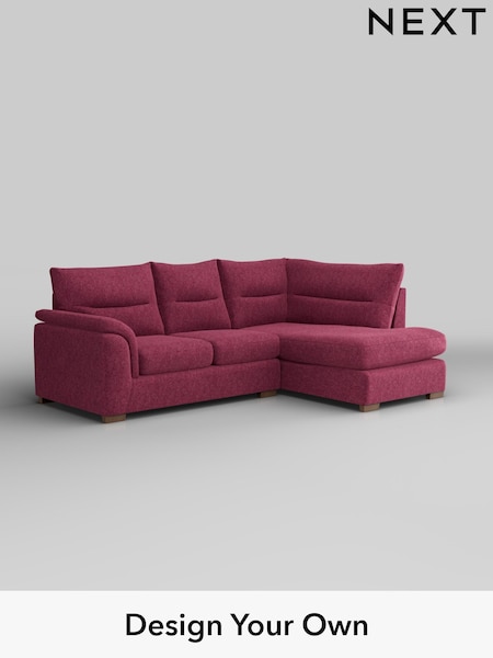Cotswold Chenille/Dark Raspberry Pink Hayden Highback (H35052) | £1,825