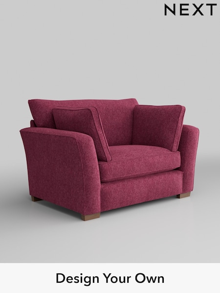 Cotswold Chenille/Dark Raspberry Pink Heath Highback (H35056) | £850