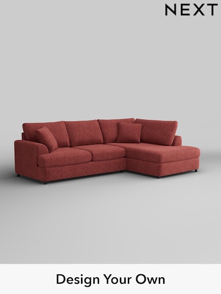 Cotswold Chenille/Dark Terracotta Orange Parker Platform (H35057) | £2,250