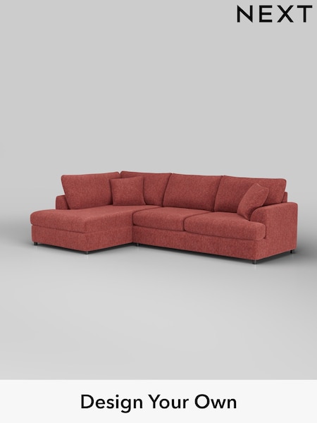 Cotswold Chenille/Dark Terracotta Orange Parker Platform (H35057) | £2,350