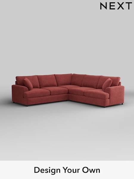 Cotswold Chenille/Dark Terracotta Orange Parker Platform (H35057) | £2,725