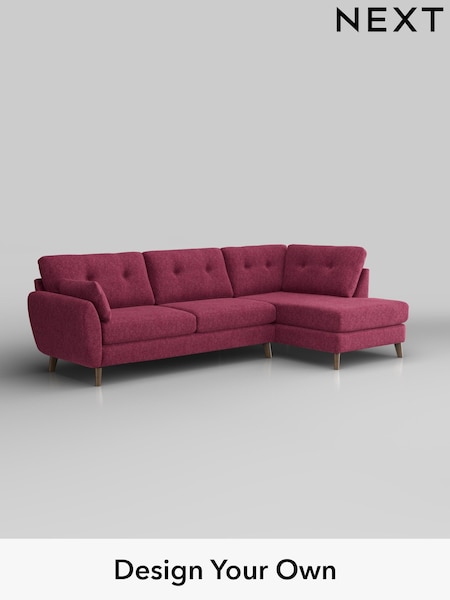 Cotswold Chenille/Dark Raspberry Pink Wilson Buttoned Back (H35060) | £1,775