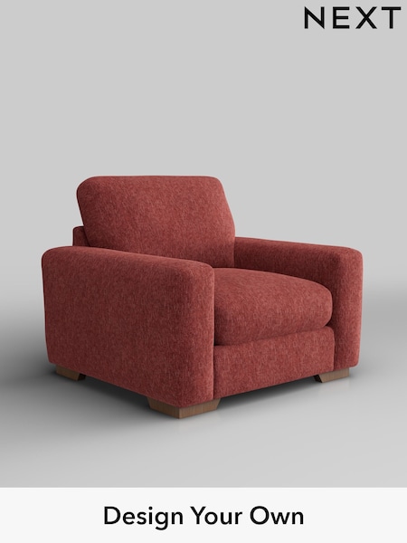 Cotswold Chenille/Dark Terracotta Orange Houghton Deep Relaxed Sit (H35068) | £925