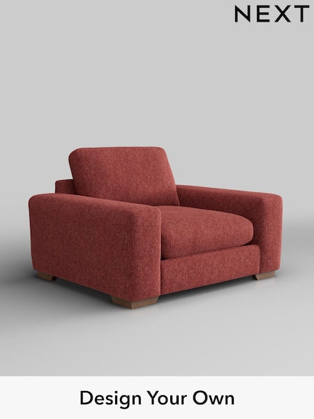 Cotswold Chenille/Dark Terracotta Orange Houghton Deep Relaxed Sit (H35068) | £1,025