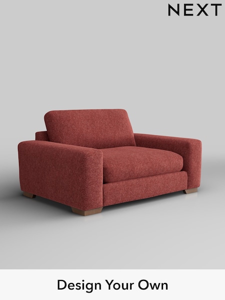 Cotswold Chenille/Dark Terracotta Orange Houghton Deep Relaxed Sit (H35068) | £1,225