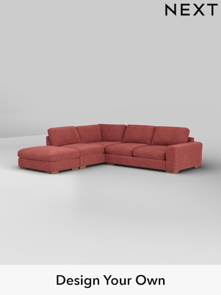 Cotswold Chenille/Dark Terracotta Orange Houghton Deep Relaxed Sit (H35068) | £2,675