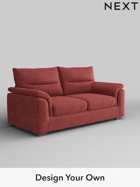 Cotswold Chenille/Dark Terracotta Orange Hayden Highback (H35074) | £1,225