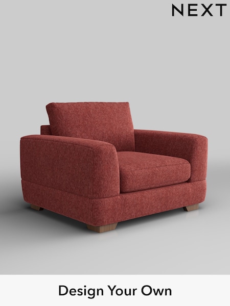 Cotswold Chenille/Dark Terracotta Orange Clayton (H35080) | £850