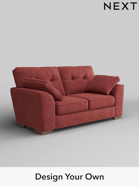 Cotswold Chenille/Dark Terracotta Orange Stamford Buttoned Back (H35081) | £1,199