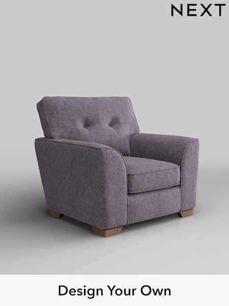 Cotswold Chenille/Light Lilac Purple Stamford Buttoned Back (H35094) | £799