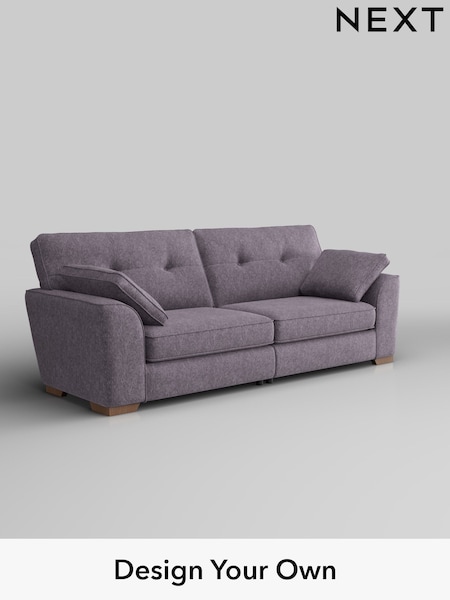 Cotswold Chenille/Light Lilac Purple Stamford Buttoned Back (H35094) | £1,399