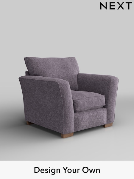 Cotswold Chenille/Light Lilac Purple Heath Highback (H35097) | £750