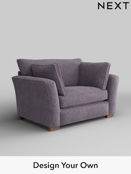 Cotswold Chenille/Light Lilac Purple Heath Highback (H35097) | £850