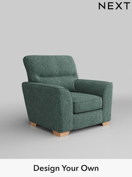 Cotswold Chenille/Mid Slate Teal Green Stamford Highback (H35143) | £799