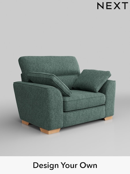 Cotswold Chenille/Mid Slate Teal Green Stamford Highback (H35143) | £899