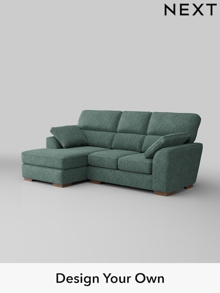 Cotswold Chenille/Mid Slate Teal Green Stamford Highback (H35143) | £1,775