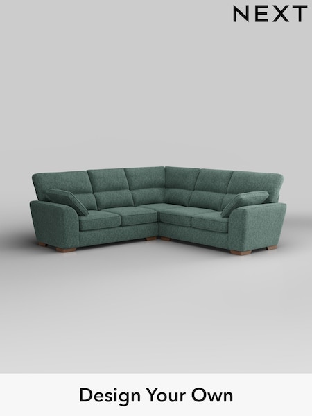 Cotswold Chenille/Mid Slate Teal Green Stamford Highback (H35143) | £2,425