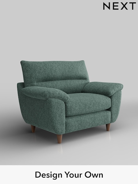Cotswold Chenille/Mid Slate Teal Green Elliot Highback (H35144) | £775