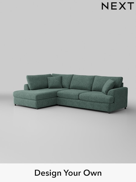 Cotswold Chenille/Mid Slate Teal Green Parker Platform (H35146) | £2,350